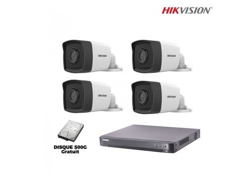 Kit Caméra de surveillance 4 Caméras | Vente à Bas prix Tunisie