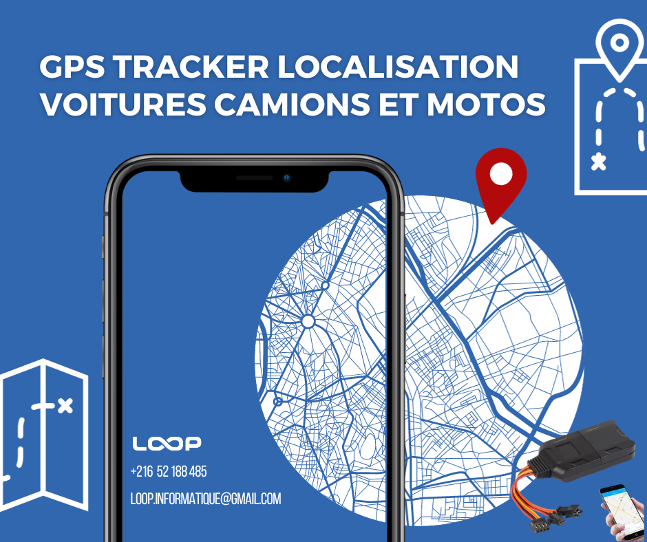 GPS Tracker localisation Voitures Camions et Motos